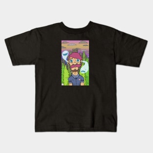 Phern and his ghosts. Kids T-Shirt